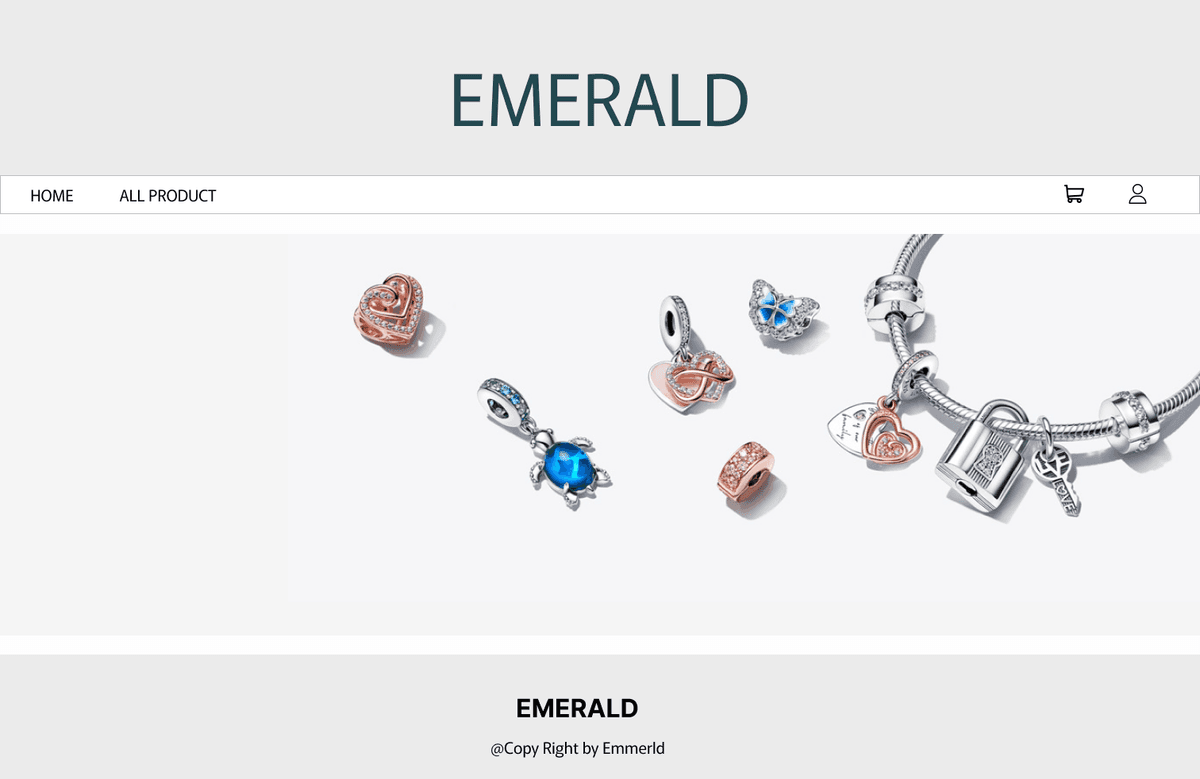 Academic Project: Emerald jewelry Web Application